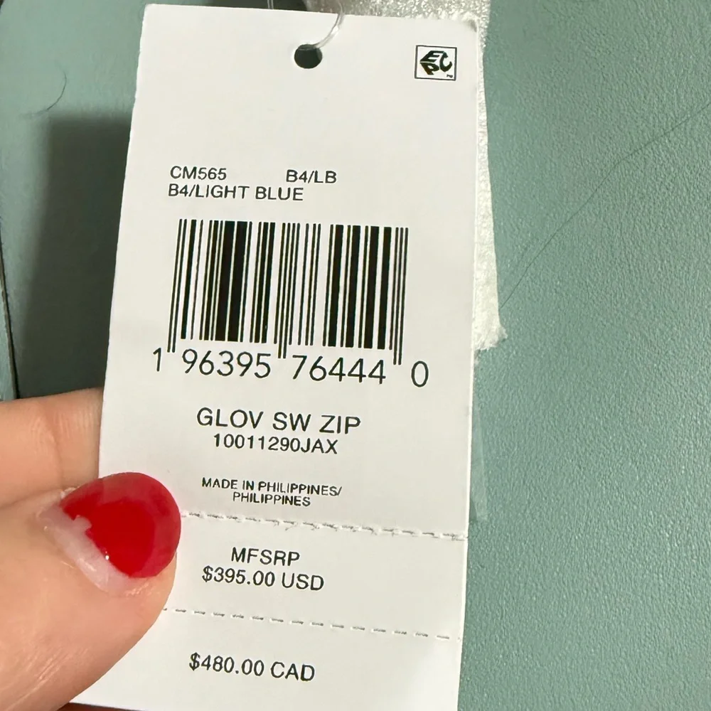 Coach Swing Zip Shoulder Bag light blue - Picture 4 of 5